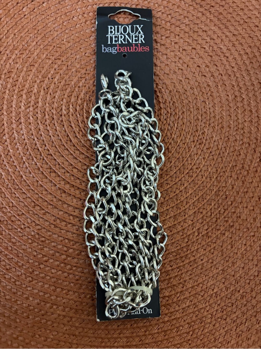 Bijoux Terner Silver Chain Strap Accessory